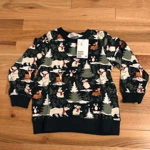 Printed jersey long sleeved shirt